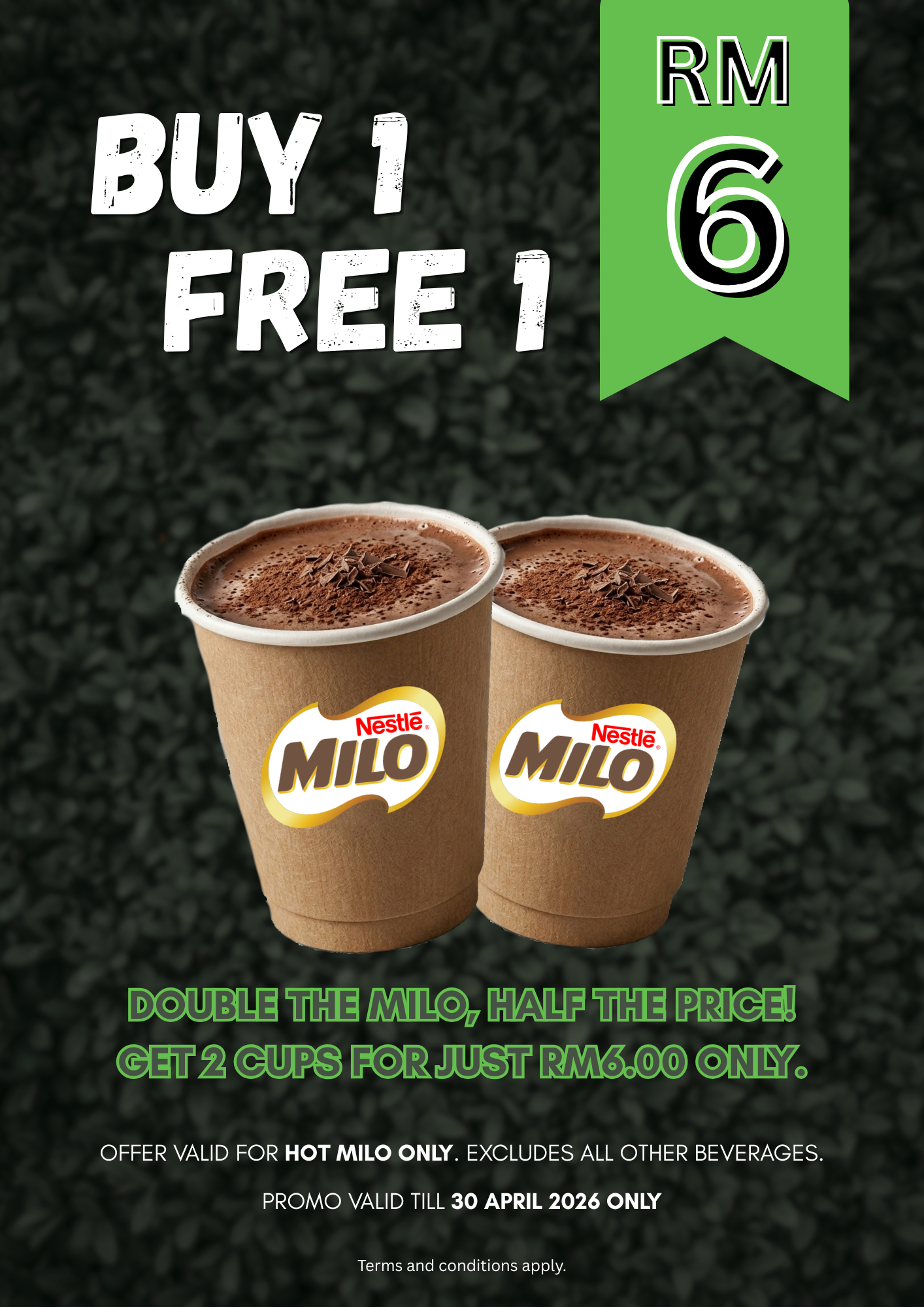 PROMO Buy 1 Free 1